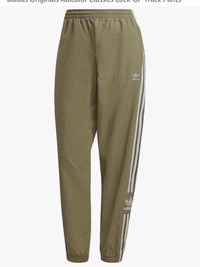 Adidas women’s track pants green (size XS)